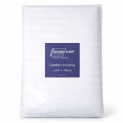 Комплект постільної білизни Stripe SoundSleep сатин-страйп бавовна 100% білий - Фото №3