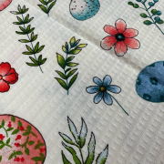 Рушник кухонний вафельний Квітучий Великдень SoundSleep - Фото №5