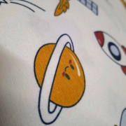 Комплект постільної білизни дитячий зимовий Space SoundSleep фланель білий - Фото №4