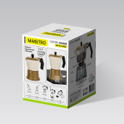 Кавоварка гейзерна 150мл Maestro MR1657-3-beige - Фото №7