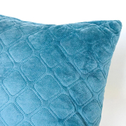 Подушка декоративна Велюр ТЕП синя - Фото №4