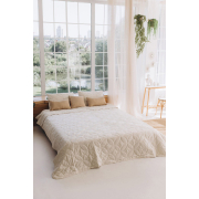 Покривало декоративне Hawaii з наволочками Sonex бежевий - Фото №3