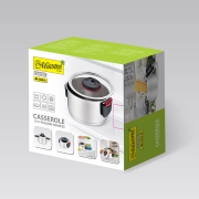 Каструля з кришкою Maestro 2.3л MR3530-18 - Фото №9