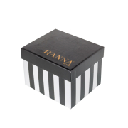 Чашка порцелянова 450 мл Lefard 922-111 чорно-біла - Фото №3