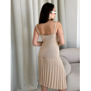 Майка в'язана жіноча Joy Art Knit бежева - Фото №4