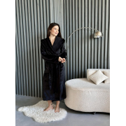 Халат унісекс Black Diamond VELP10 велсофт Cosy чорний - Фото №5