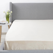 Простирадло велюрове на гумці Velour ТЕП бежеве - Фото №3