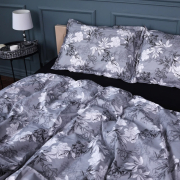 Постільна білизна 00-8 Black Flowers поплін MirSon - Фото №4