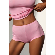 Труси бріфи жіночі модаловий рубчик German Volf 24115 рожевий - Фото №5