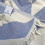 Плед-накидка Barine Fishbone denim синій - Фото №4