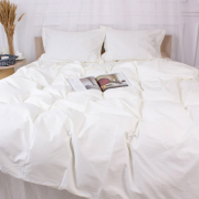 Постільна білизна Poplin Line 002 Milky White поплін MirSon - Фото №3