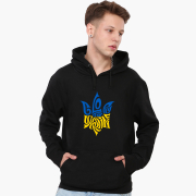 Худі чоловічий Слава Україні MobiPrint 9225-3795 чорний - Фото №3