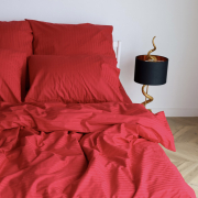 Постельное белье SS-3031 сатин-страйп LeLIT красный - Фото №5