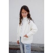 Кардиган Casual Art Knit молочный - Фото №4