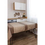 Доріжка бавовняна Кориця Прованс мокко з кантом - Фото №5