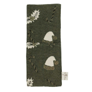 Новорічний чохол для столових приборів Шапочки на зеленому Прованс - Фото №5