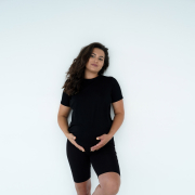 Велосипедки для вагітних Мамин Дім 637 Чорний - Фото №7