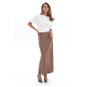 Спідниця довга шовкова 25040 German Volf мокко - Фото №3
