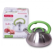 Чайник зі свистком 3л Kamille 0671 - Фото №11