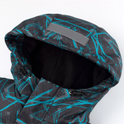 Куртка зимова КТ312 Бембі R01-бірюзовий-принт - Фото №4