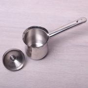 Турка для кави Kamille 200мл з кришкою з нержавіючої сталі 4363 - Фото №4