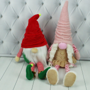 Іграшка м'яка 33х24х12 см Гном святковий Х Копиця 00583-6 - Фото №4