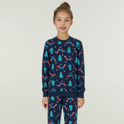 Піжама з начосом для дівчинки Fox Ellen GPK 0582/03/01 - Фото №3