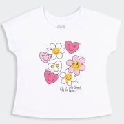 Пижама для девочки ПЖ50 супрем Бемби 130-белый-розовый - Фото №3