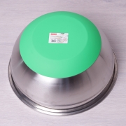 Миска Kamille 28х13см з нержавіючої сталі з силіконовим дном 4351 - Фото №4