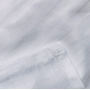 Комплект постільної білизни Stripe SoundSleep сатин-страйп бавовна 100% білий - Фото №6