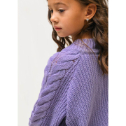 Джемпер детский Merlin Art Knit сиреневый - Фото №5