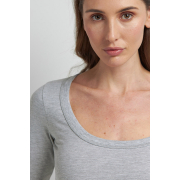 Лонгслив женский Basic Ellen LKK 02/03/06 серый - Фото №5