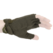 Рукавички тактичні безпалі 2E зелені - Фото №5