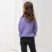 Джемпер детский Merlin Art Knit сиреневый - Фото №4