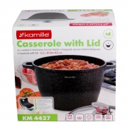 Каструля з кришкою Kamille 6.2л 4427 - Фото №4