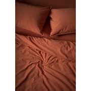 Комплект постільної білизни SoundSleep Stonewash orange цегляний - Фото №6