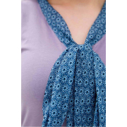 Женский топ с шифоном Прованс темно-сиреневый - Фото №5