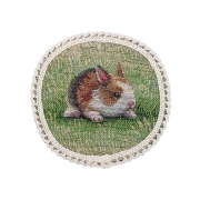 Серветка гобеленова кругла 10 см LiMaSo Round1179M-10D - Фото №4