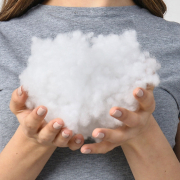 Подушка антиалергенна стьобана Classic Ideia на блискавці - Фото №4