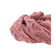 Снуд дитячий Коса 17х100 Art Knit рожевий - Фото №4