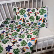 Комплект постільної білизни в ліжечко Jungle SoundSleep муслін - Фото №6