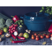 Чавунна каструля 28,5 см 5.6л Tierra бірюзова 830072 NOIS - Фото №6