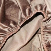 Простирадло велюрове на гумці Velour ТЕП шоколадне - Фото №6