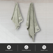 Набір із 2 махрових рушників Altea Sonex евкаліпт - Фото №3