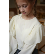 Блуза РБ199 креп-супрем Бембі 200-молочний - Фото №6
