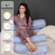 Подушка-валик 8112 Naturale Line 12-4608 Lucretia EcoSilk бязь MirSon - Фото №5