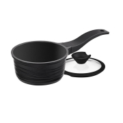 Ківш алюмінієвий 16 см 1.3 л Black Pro New Lessner 55872-16 - Фото №3