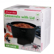 Каструля з кришкою Kamille 10.0л 4428 - Фото №5