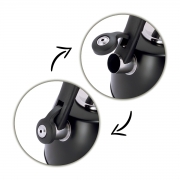 Чайник зі свистком та термометром Kamille 3л 1077A - Фото №3