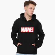 Худі чоловічий Marvel MobiPrint 9225-1982 чорний - Фото №3